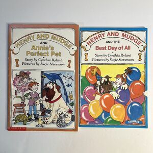 Henry and Mudge and the Best Day of All and Annies Perfect Pet Set of 2 Vintage